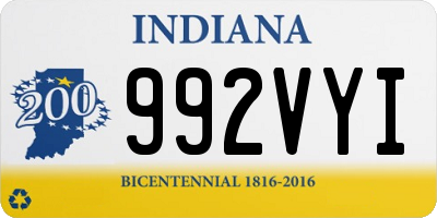 IN license plate 992VYI