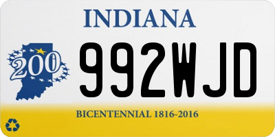 IN license plate 992WJD