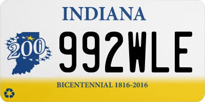 IN license plate 992WLE