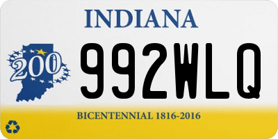 IN license plate 992WLQ