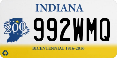IN license plate 992WMQ
