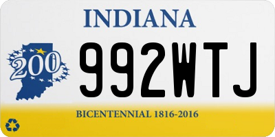 IN license plate 992WTJ