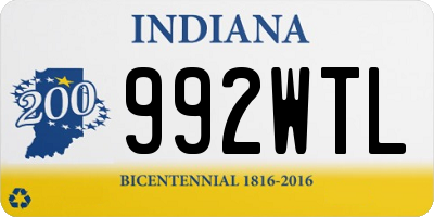 IN license plate 992WTL