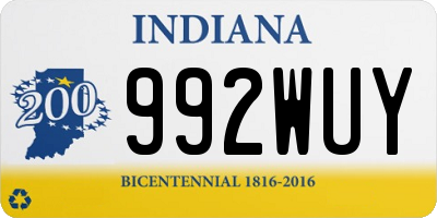 IN license plate 992WUY