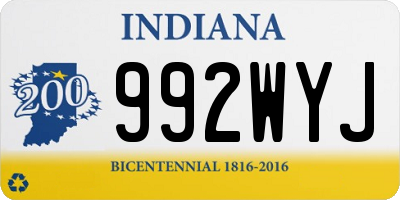 IN license plate 992WYJ