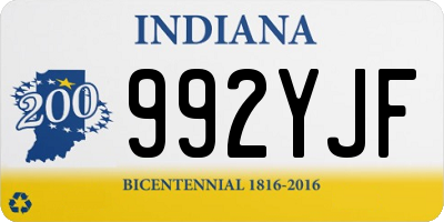 IN license plate 992YJF