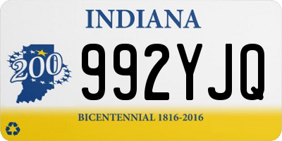 IN license plate 992YJQ