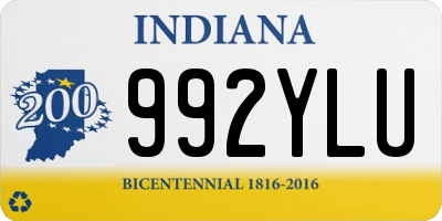 IN license plate 992YLU