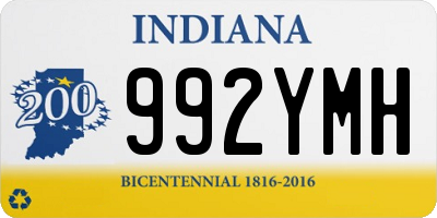 IN license plate 992YMH