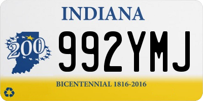 IN license plate 992YMJ