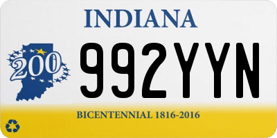 IN license plate 992YYN