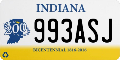 IN license plate 993ASJ