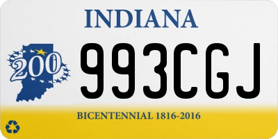 IN license plate 993CGJ