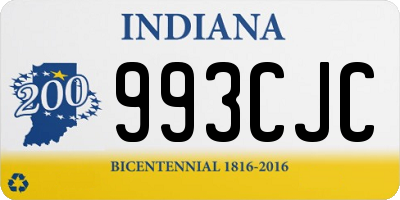 IN license plate 993CJC