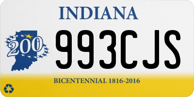 IN license plate 993CJS