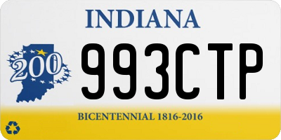 IN license plate 993CTP