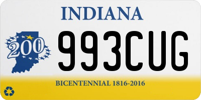 IN license plate 993CUG