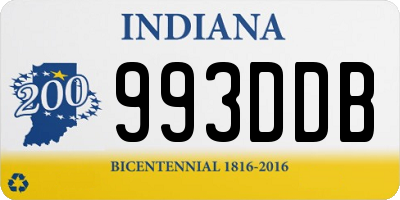 IN license plate 993DDB