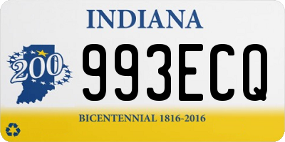 IN license plate 993ECQ