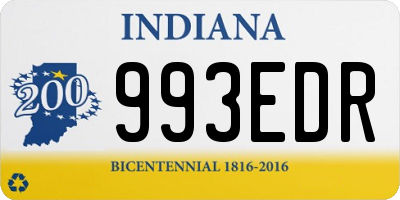 IN license plate 993EDR