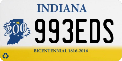 IN license plate 993EDS