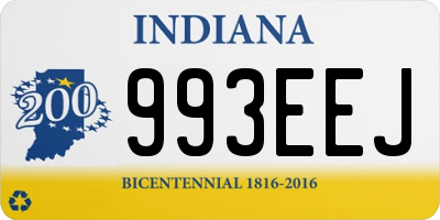 IN license plate 993EEJ