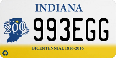 IN license plate 993EGG