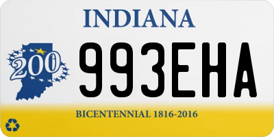 IN license plate 993EHA