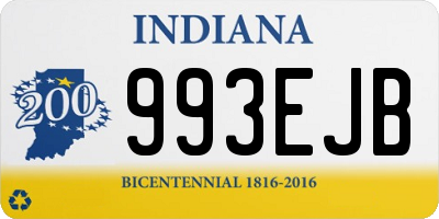 IN license plate 993EJB