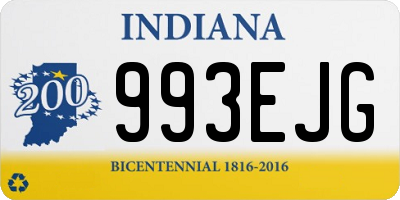 IN license plate 993EJG