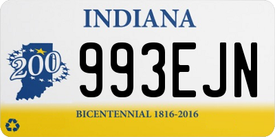 IN license plate 993EJN