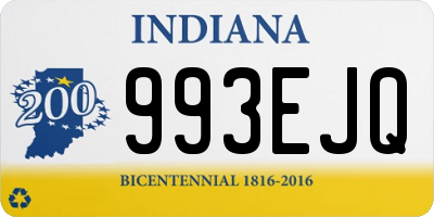 IN license plate 993EJQ