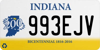 IN license plate 993EJV