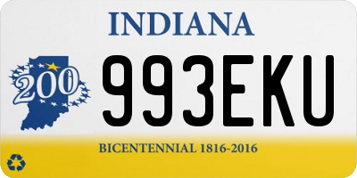 IN license plate 993EKU