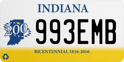 IN license plate 993EMB