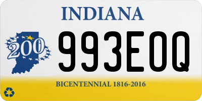 IN license plate 993EOQ