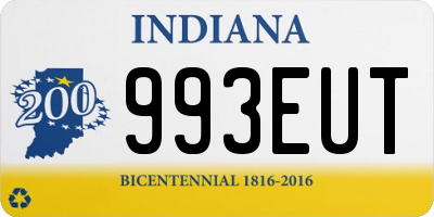 IN license plate 993EUT