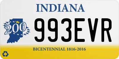 IN license plate 993EVR