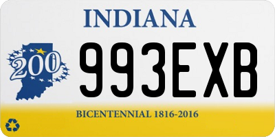 IN license plate 993EXB