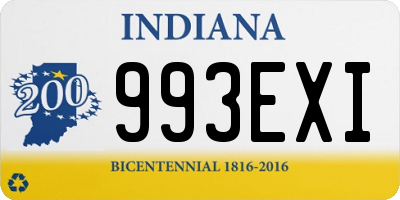 IN license plate 993EXI