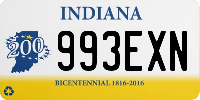 IN license plate 993EXN