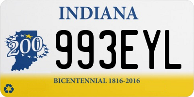 IN license plate 993EYL