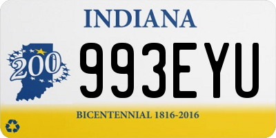 IN license plate 993EYU