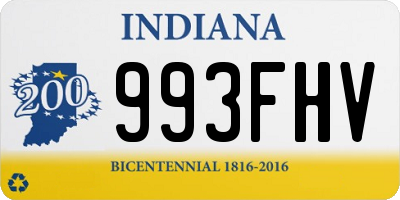 IN license plate 993FHV