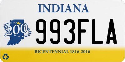 IN license plate 993FLA