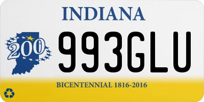 IN license plate 993GLU