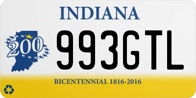 IN license plate 993GTL