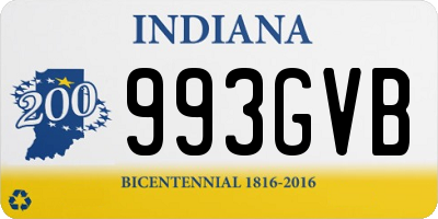 IN license plate 993GVB