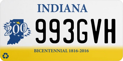 IN license plate 993GVH