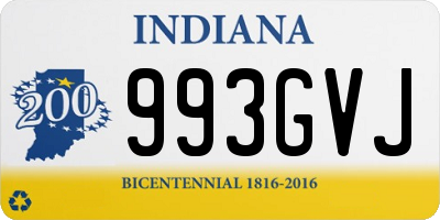 IN license plate 993GVJ